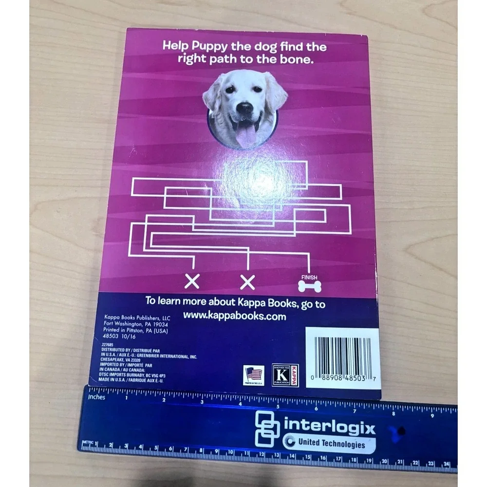 Animal Rescue Coloring & Activity Book Kappa Books 2016 Dogs Cats USA
